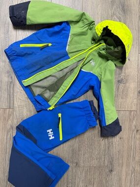 Helly Hansen Lime Green Kids Jacket